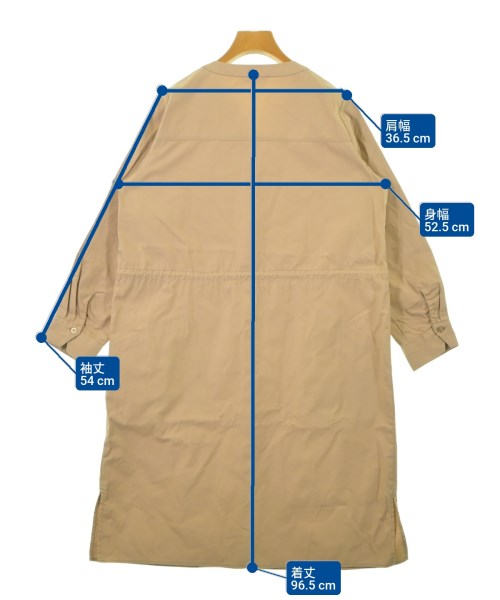 BEAMS HEART เดรสที่เป็นเสื้อเชิ้ตตัวยาว