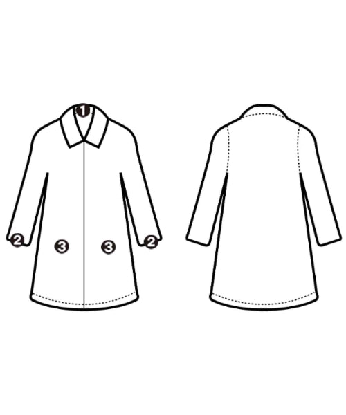 nest robe เสื้อคลุมคอปก Soutien