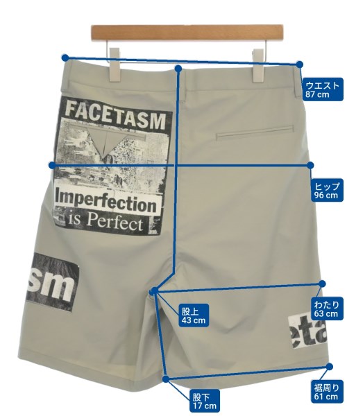 FACETASM กางเกงขาสั้น