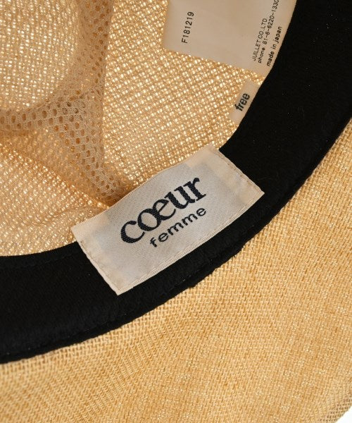 coeur หมวกฟาง