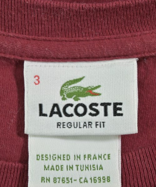 LACOSTE เสื้อยืด/เสื้อท็อปส์