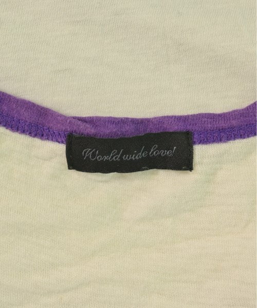 WORLD WIDE LOVE เสื้อยืด/เสื้อท็อปส์