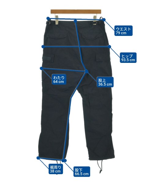 BLUE WORK กางเกงมีกระเป๋าข้างกางเกง2-4 กระเป๋า