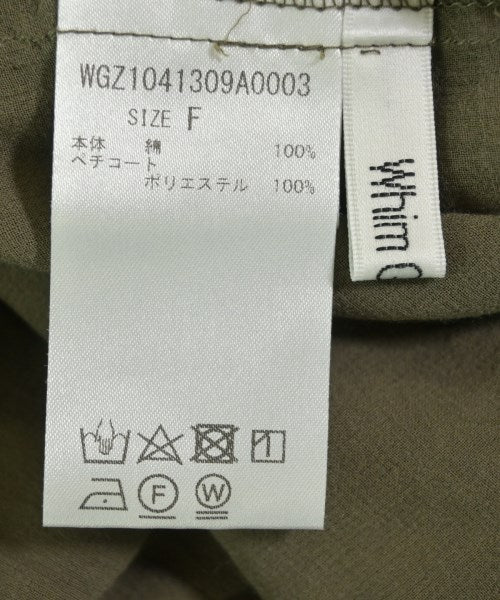 Whim Gazette เดรสที่เป็นเสื้อเชิ้ตตัวยาว
