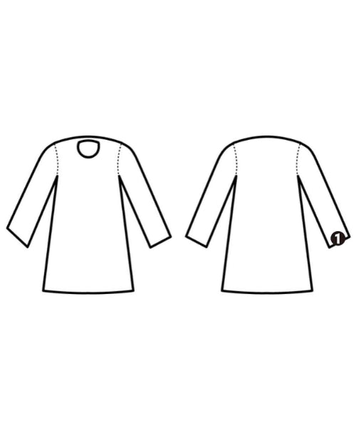 FRAY I.D เดรสที่เป็นเสื้อเชิ้ตตัวยาว