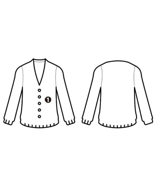 nanamica เสื้อคาร์ดิแกน