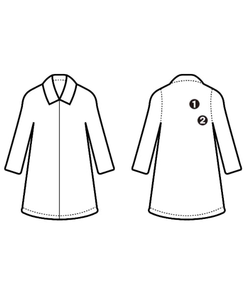 Le glazik เสื้อคลุมคอปก Soutien