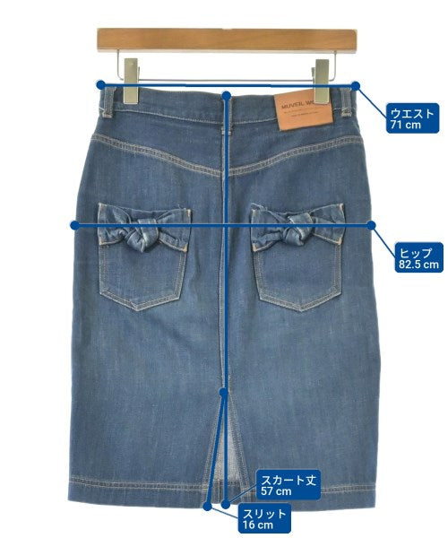 MUVEIL WORK กระโปรงยาวถึงเข่า