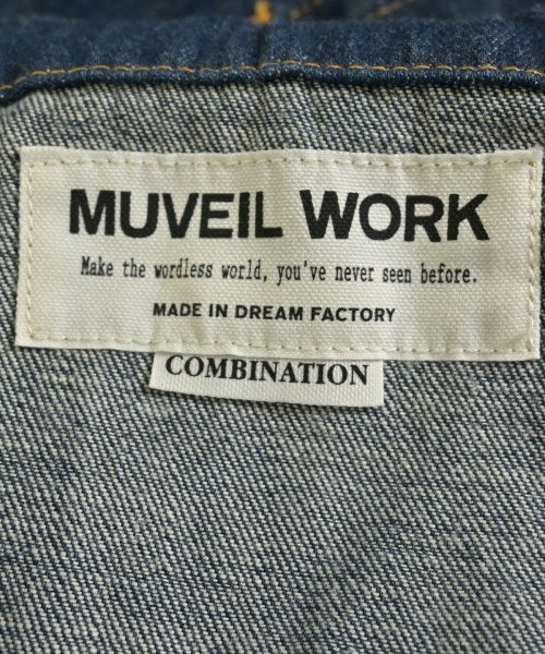 MUVEIL WORK ชุดเอี๊ยม/เสื้อคลุมหลวมๆ/จั๊มสูท
