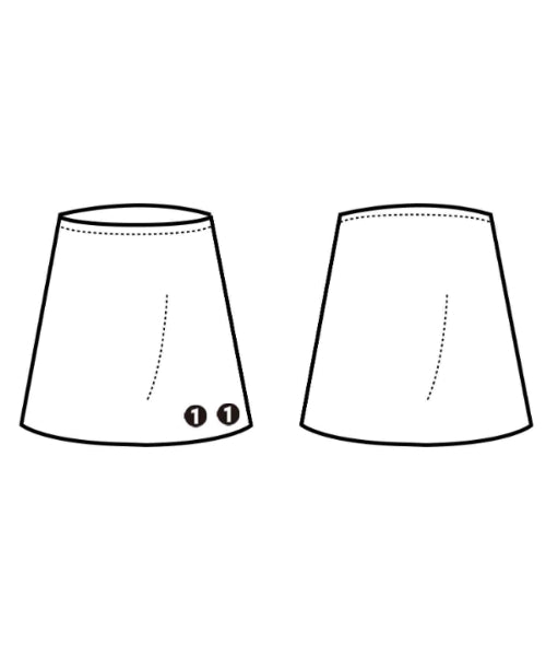 HYKE กระโปรงยาวถึงเข่า