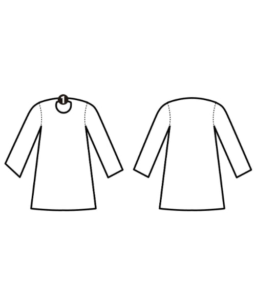 HYKE เดรสที่เป็นเสื้อเชิ้ตตัวยาว