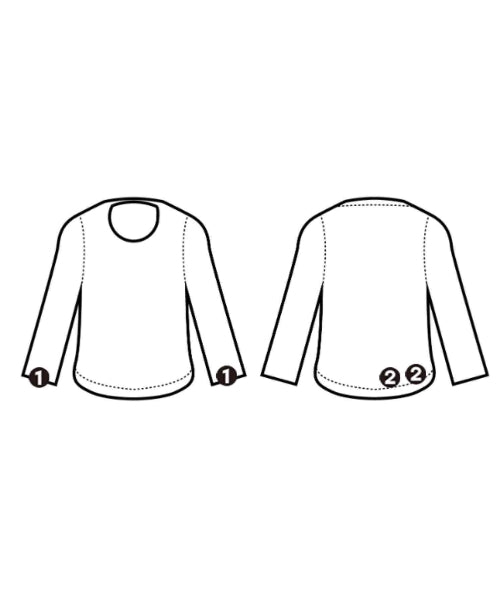 HYKE เสื้อยืด/เสื้อท็อปส์