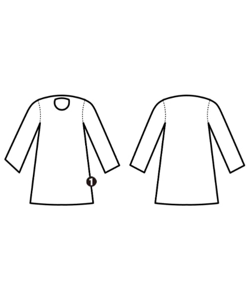 HYKE เดรสที่เป็นเสื้อเชิ้ตตัวยาว