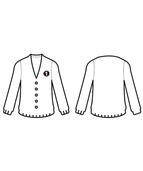 ADAM ET ROPE เสื้อคาร์ดิแกน
