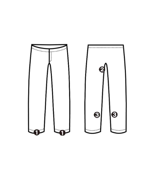 ADAM ET ROPE กางเกง อื่น