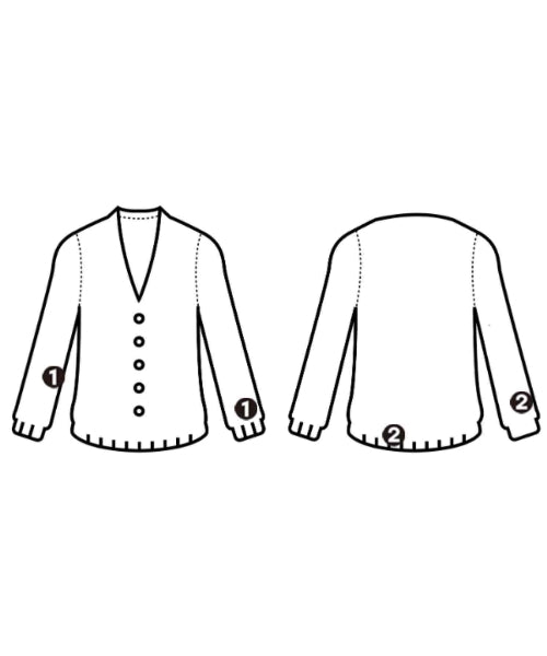 ADAM ET ROPE เสื้อคาร์ดิแกน