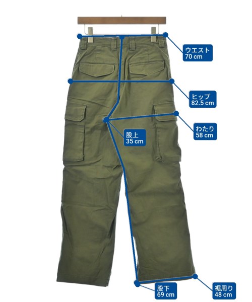 JOURNAL STANDARD relume กางเกงมีกระเป๋าข้างกางเกง2-4 กระเป๋า