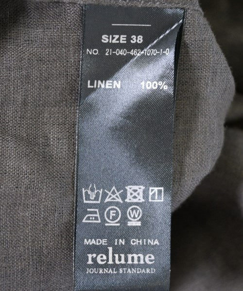JOURNAL STANDARD relume เดรสที่เป็นเสื้อเชิ้ตตัวยาว