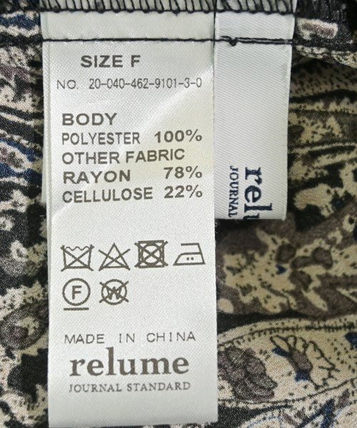 JOURNAL STANDARD relume เดรสที่เป็นเสื้อเชิ้ตตัวยาว