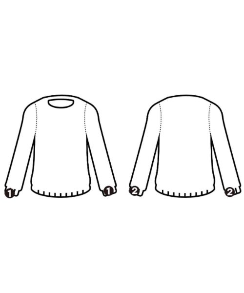 sacai เสื้อสเวตเตอร์
