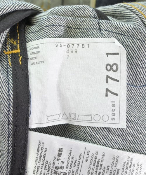 sacai แจ็คเก็ตยีนส์