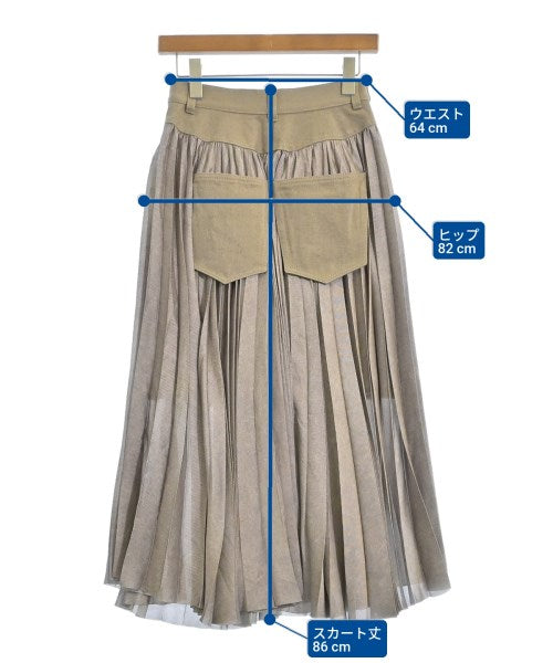 sacai กระโปรงยาว/แม็กซี่ยาว