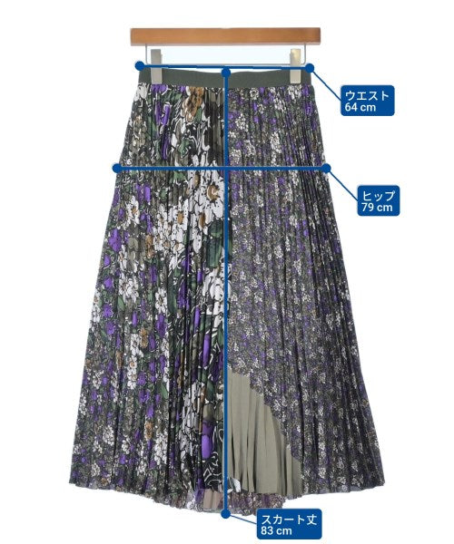 sacai กระโปรงยาว/แม็กซี่ยาว