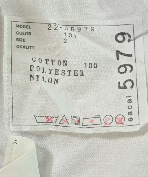 sacai เสื้อยืด/เสื้อท็อปส์