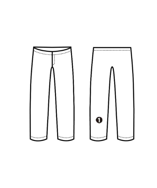 sacai กางเกงมีกระเป๋าข้างกางเกง2-4 กระเป๋า