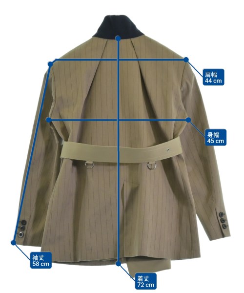 sacai แจ็คเก็ตลำลอง