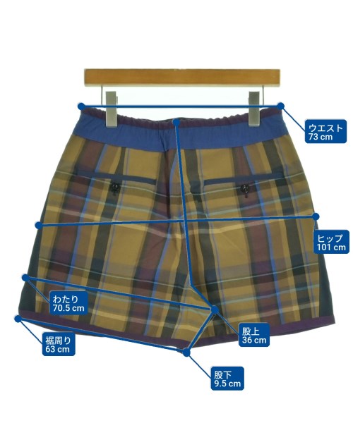 sacai กางเกงขาสั้น