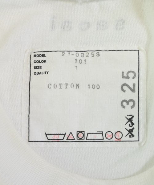 sacai เสื้อยืด/เสื้อท็อปส์