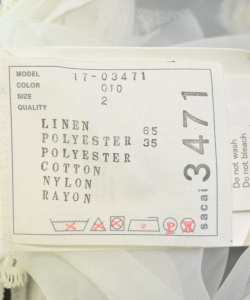 sacai เสื้อยืด/เสื้อท็อปส์