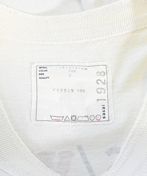 sacai เสื้อยืด/เสื้อท็อปส์