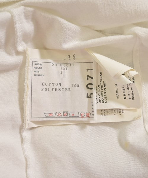 sacai เสื้อยืด/เสื้อท็อปส์