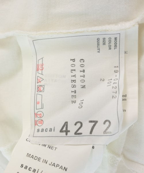 sacai เสื้อยืด/เสื้อท็อปส์