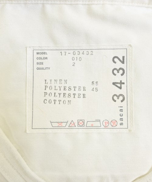 sacai เสื้อยืด/เสื้อท็อปส์