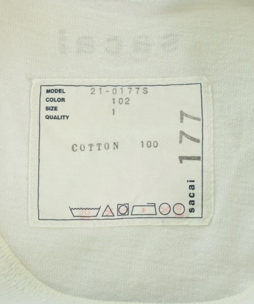 sacai เสื้อยืด/เสื้อท็อปส์