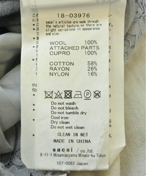 sacai ชุดเดรส