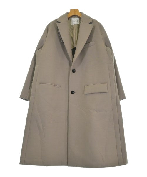 sacai เสื้อโค้ทเชสเตอร์ฟิลด์