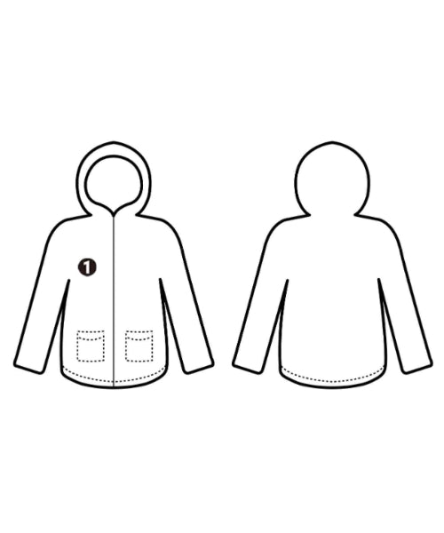 sacai เสื้อพาร์กาภูเขา