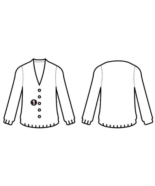 sacai เสื้อคาร์ดิแกน