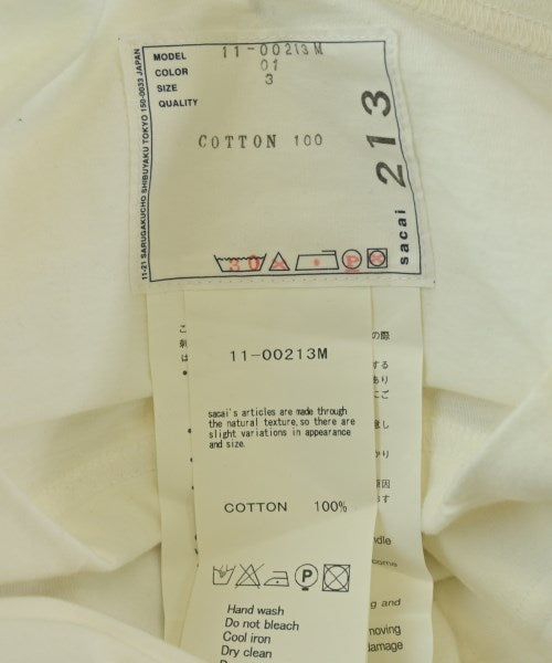 sacai เสื้อยืด/เสื้อท็อปส์
