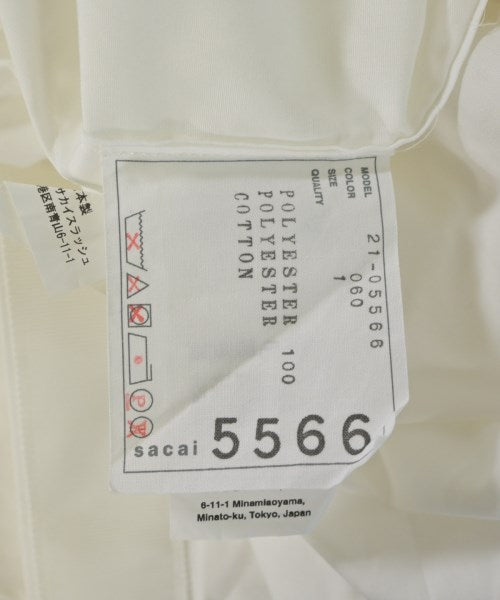 sacai เดรสที่เป็นเสื้อเชิ้ตตัวยาว