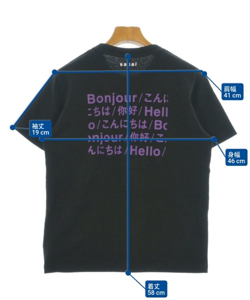 sacai เสื้อยืด/เสื้อท็อปส์