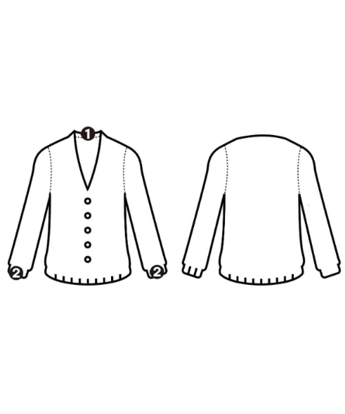 sacai เสื้อคาร์ดิแกน