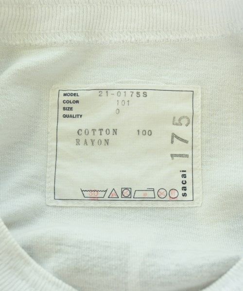 sacai เสื้อยืด/เสื้อท็อปส์