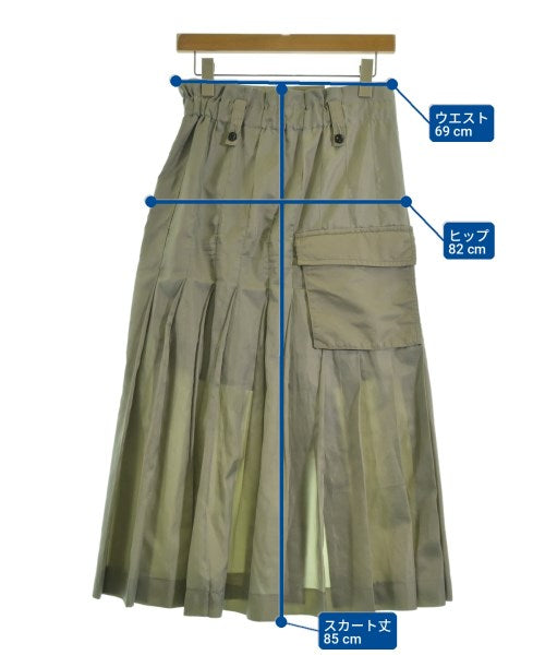 sacai กระโปรงยาว/แม็กซี่ยาว