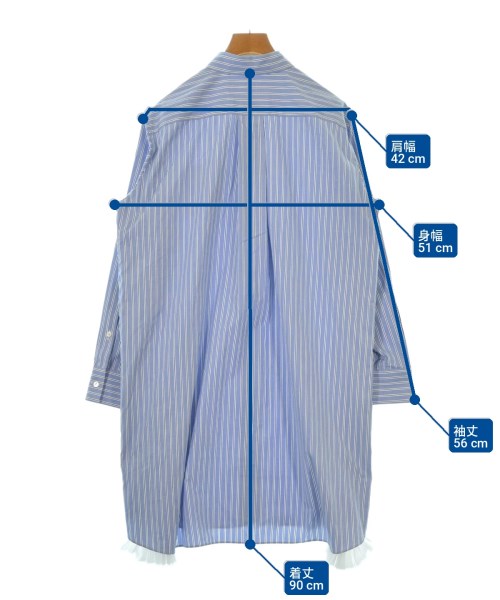 sacai เดรสที่เป็นเสื้อเชิ้ตตัวยาว