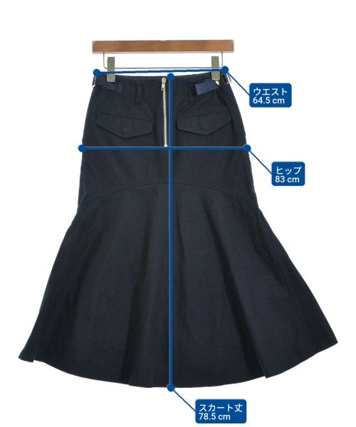 sacai กระโปรงยาว/แม็กซี่ยาว